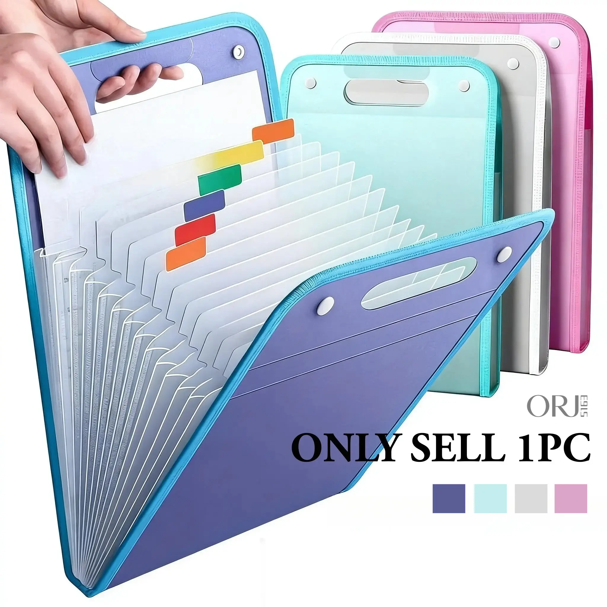 13 Pocket File Folders Portable A4 Letter Size Macaron Color Accordian Document Organizer for Classroom Office Home Storage Paper Organizers Accordion File Organizer Multi Pocket Folder File Folders With Pockets,belt,loo,Touchscreen,Winter,large,capacity,
