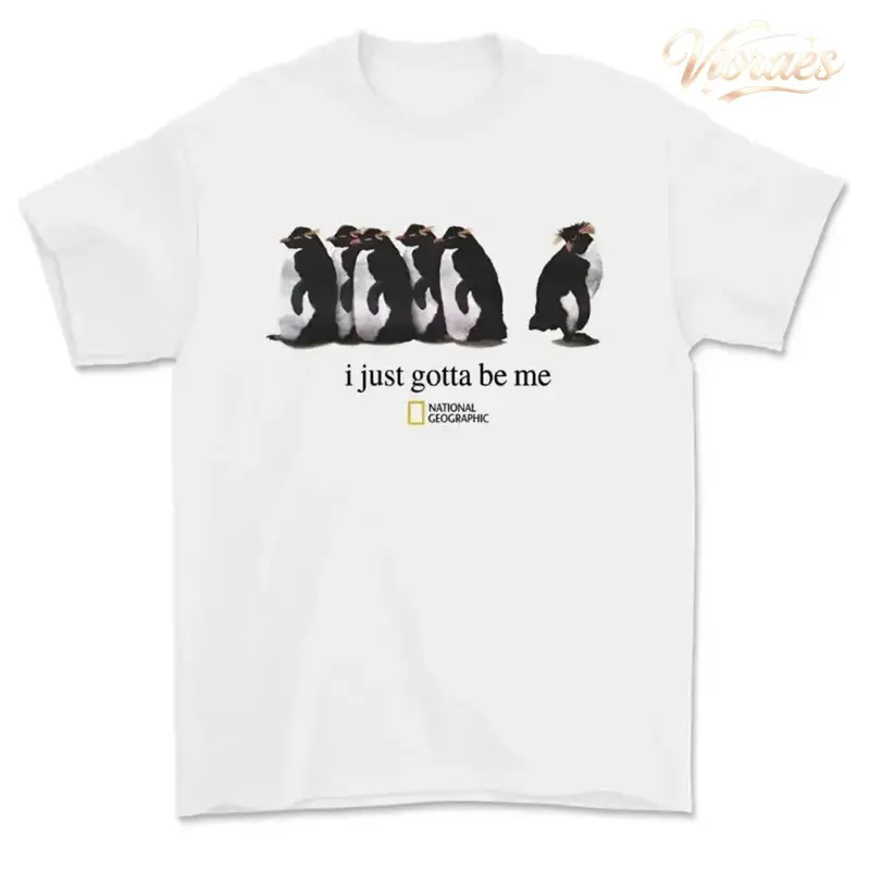 Golf Gift T-Shirt For Men and Women I Just Gotta Be Me Penguin Shirt, Trending Shirt Gifts Suitable for Him, Her, Menswear Top, Tshirt men, Streetwear Tropical