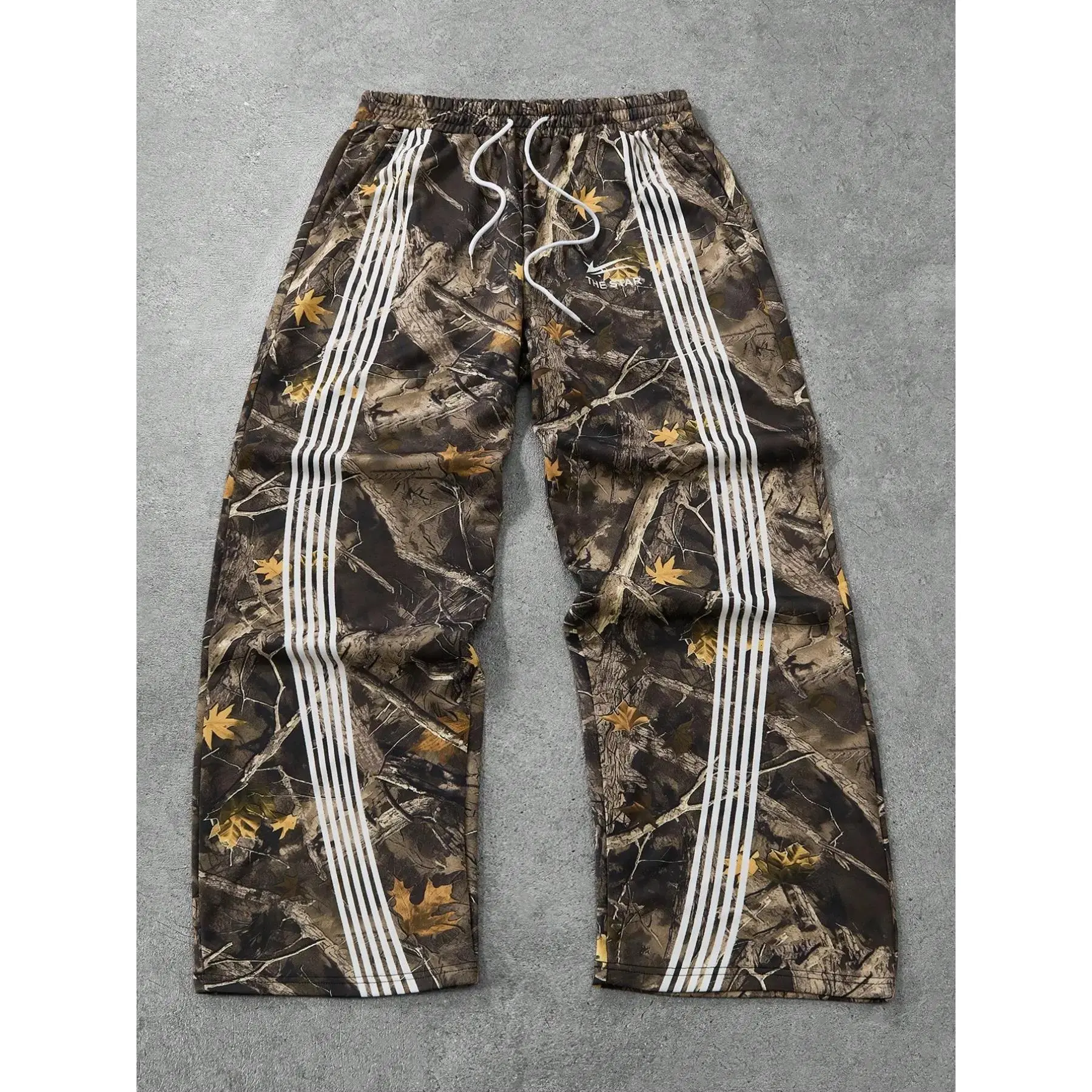 Men's Regular Fit Leopard Print Side Stripe Sweatpants, Casual Comfy Breathable Jogger Pants Daily Wear, Fashion Men's Bottoms All Seasons