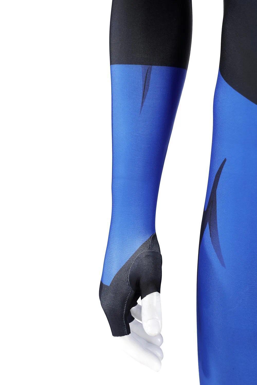 Mark Grayson Cosplay Invincible Season 3 Mark Costume Blue Elastic 3D Printed Zentai Suit Mask Outfit Halloween Custom Made