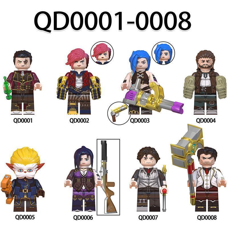 QD001-QD008 Arcane Figure Jinx Vi Anime Figure Jayce Viktor Figurine Statue Model Collection Q Version Decoration Toy Gift popular QD001-QD008 Arcane Figure Jinx Vi Anime Figure Jayce Viktor Figurine Statue Model Collection Q Version Decoration Toy Gift popular