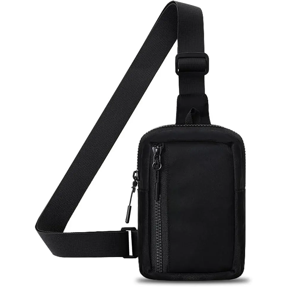Small Sling Bag for Women Men Chest Bag Water Resistance Mini Crossbody Bag Adjustable Strap Lightweight  Bag