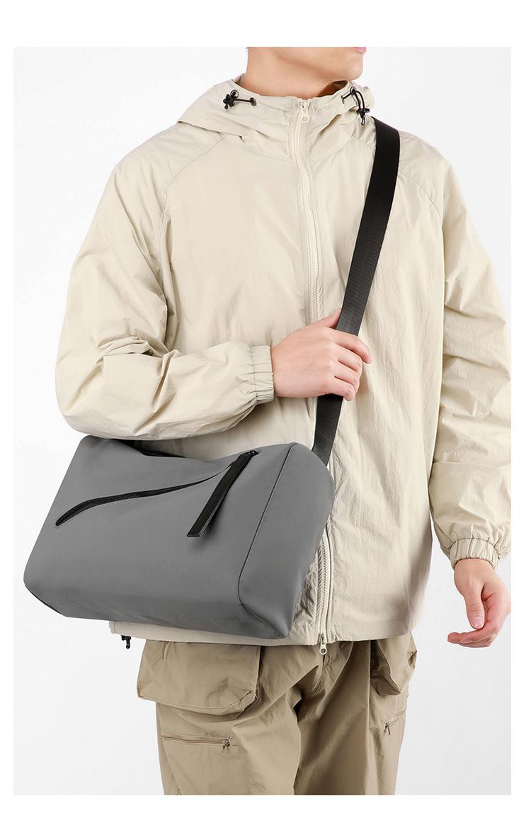 8326 Women's Large-capacity Casual Solid Color Small Square Bag 2026 New Lightweight Multi-compartment Shoulder Messenger Bag