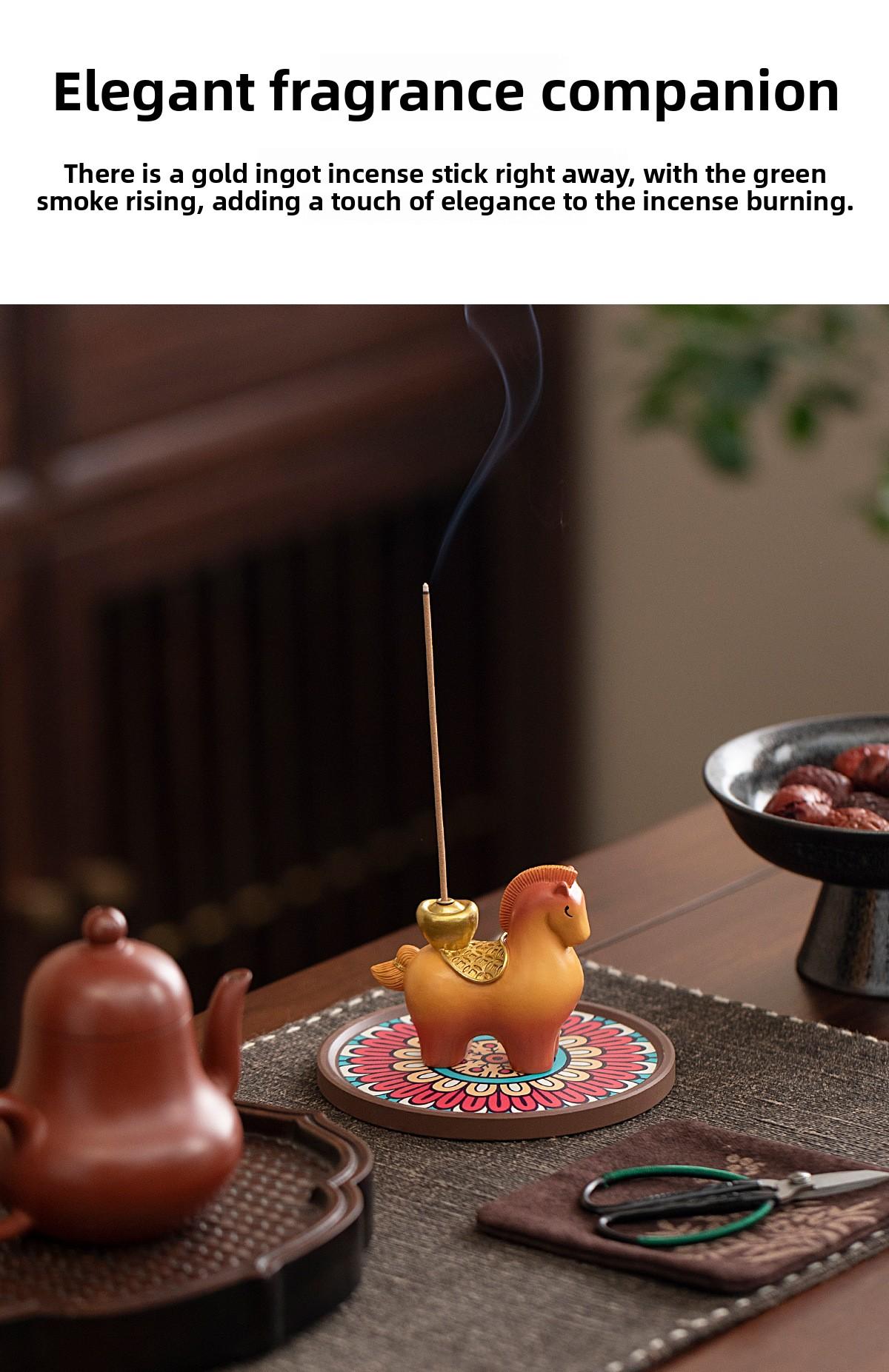 Incense Stick, Decor & Incense Burner, Home Odor Removal, Desktop Ornament, Aromatherapy Burner