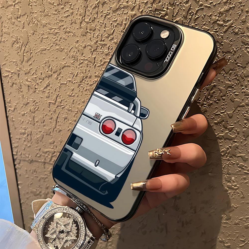 Cool JDM Sports Car Phone Case For iPhone 17 16e 16 15 14 13 12 11 mini Pro Max X XR 8 7 Air Plus Anti Fall Matte Back Cover