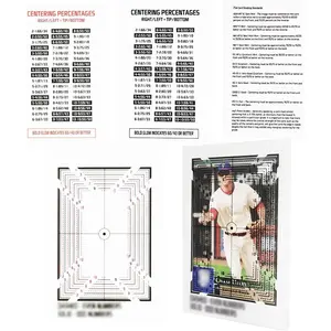 Contains Two Sets Sports Trading Cards Measuring Tools，Card Centering Grading Tool,Sports Cards Grading kit