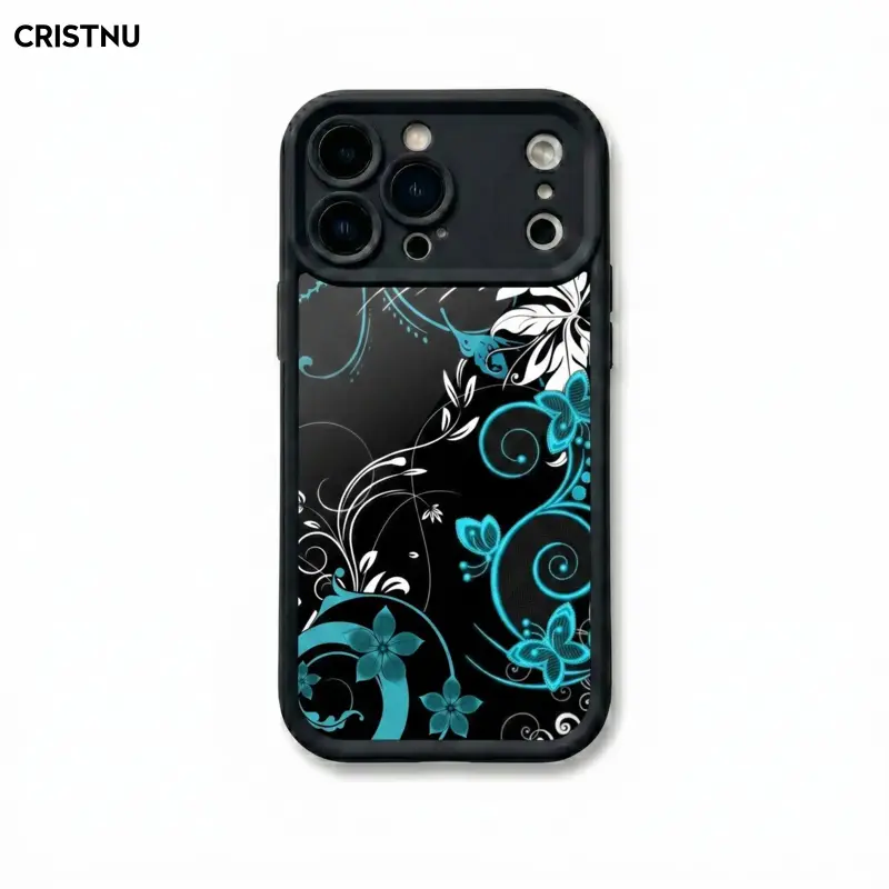 Vintage Music Notes Phone Case | Aesthetic Musical Score & Floral Art Cover | Trendy Shockproof Protective Cover For iPhone 17 Pro Max 16 15 14 13 mini 12 mini 11 for Samsung S21 S22 S23 S24 S25 S26 Phone Case | Gift for Music Lovers