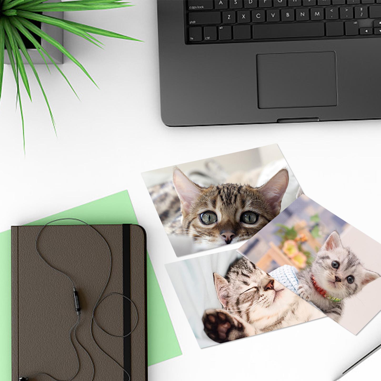 100 Sheets Photo Paper Print, 3.5 Inch X 5 Inch High Glossy Finish, 180 Gsm Brochure Paper, Smooth Surface, Office Supplies