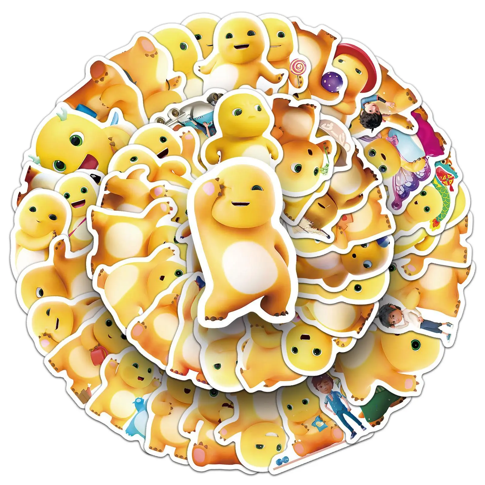 10/30/50PCS Milk Dragon Stickers Cute NAILONG Cartoon Decals Animation Graffiti DIY Scrapbook Fridge Luggage Laptop Phone Bike
