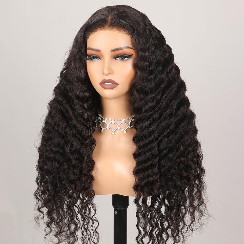Kinky Curly Lace Front Human Hair Wig 30 36 Inches Curly Human Hair Wig 180 Density Brazilian Remy 13x4 13x6 Transparent Hd Lace Frontal Wigs Deep Wave Human Hair Wig For Women Pre Plucked TikTokShopHolidayHaul