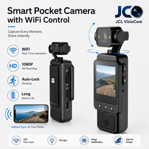 1080P WiFi portable sports camera, wireless recorder, ultra high definition, digital zoom, wide-angle, USB charging, wearable handheld POV DV, fast focus on face and object tracking portable fast focus on face/object tracking portable handheld camera