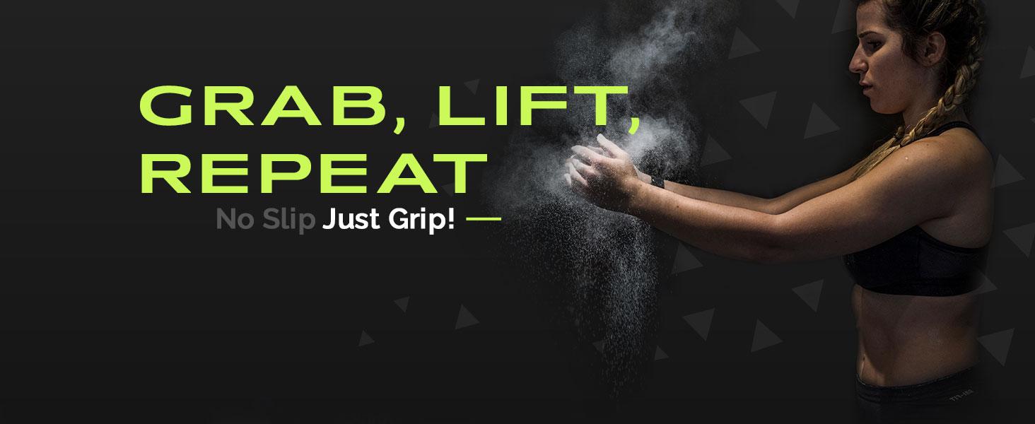 AGS Rage Fitness Premium Gym Chalk, Pure Magnesium Carbonate Chalk for Excellent Grip, Weightlifting, Gymnastics, Rock Climbing - Block Chalk 1 LB