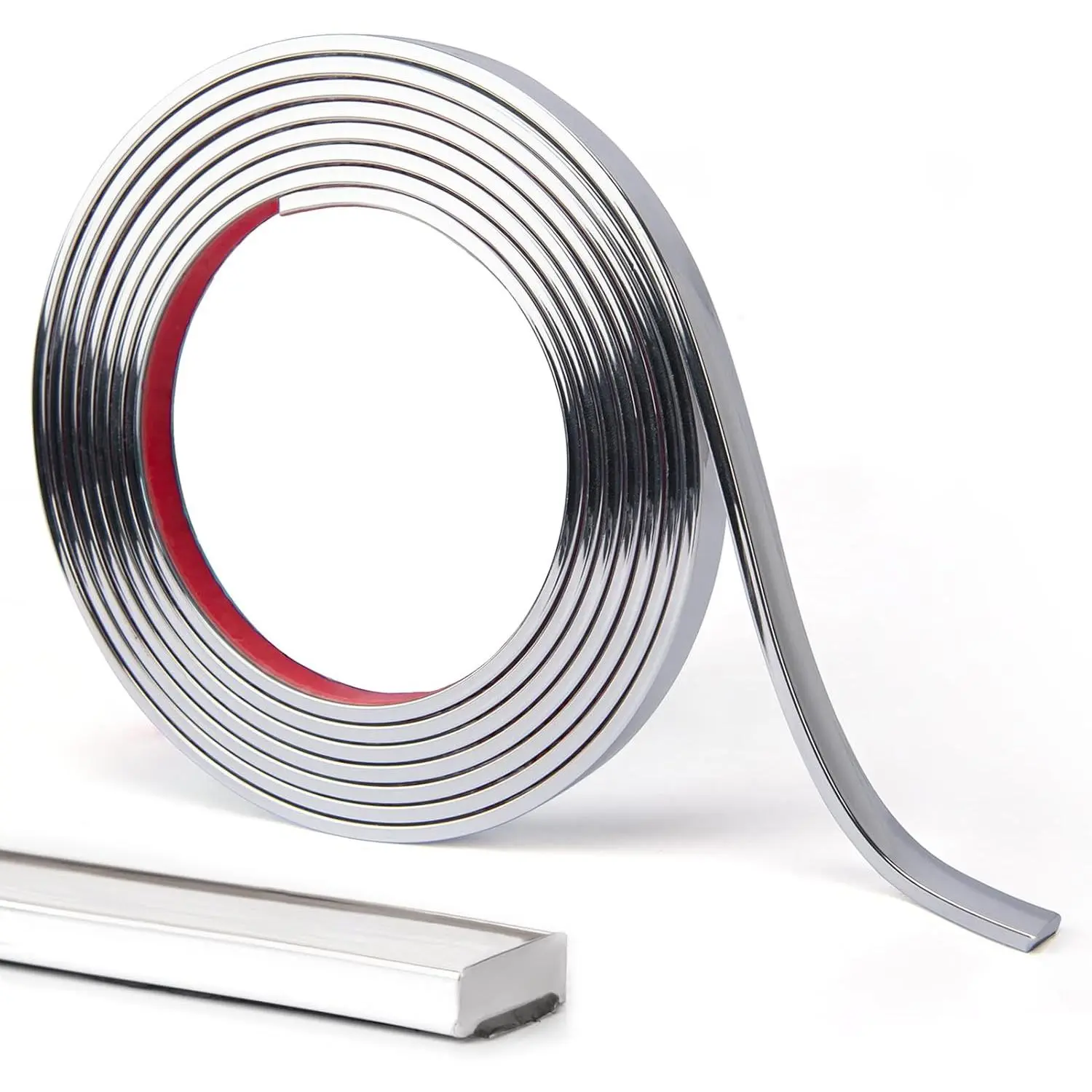 10 ft Peel and Stick Trim, Molding Trim for Walls, Edges, Borders, Backsplash Tile , Flexible and Self Adhesive Trim, Shiny