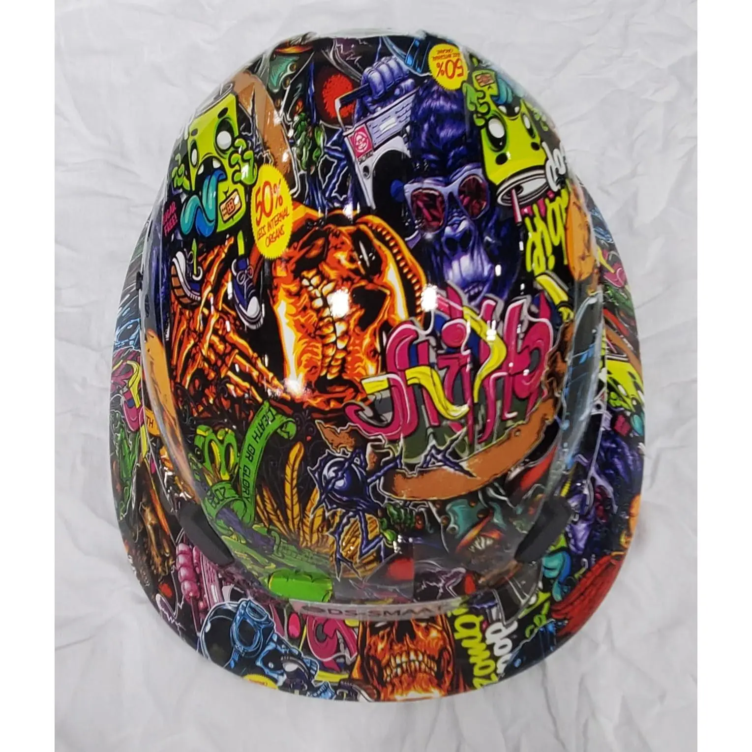 Full Brim 4-in-1 Work Helmet with Flip-Up Visor, Vented Shell, 6-Point Ratchet Suspension, Sweatband, Chin Strap, Reflective Strips, Lightweight HDPE, 5 Colors, Job Site & Outdoor Use