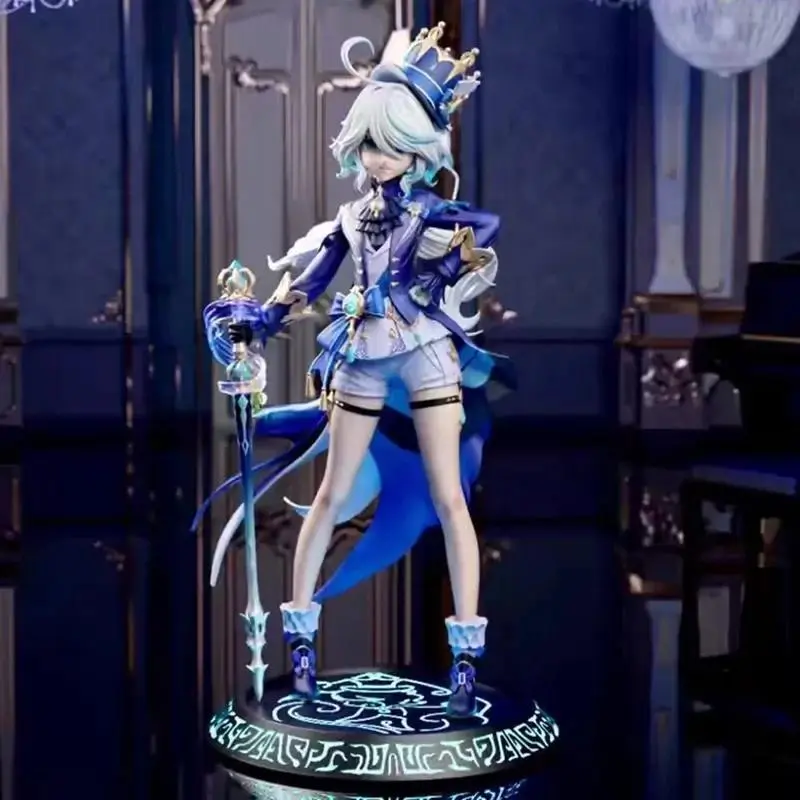 23cm Furina Figure Game Genshin Impact PVC Action Figure Anime Cute Girl Focal Focalors Collect Model Doll Toy Gift