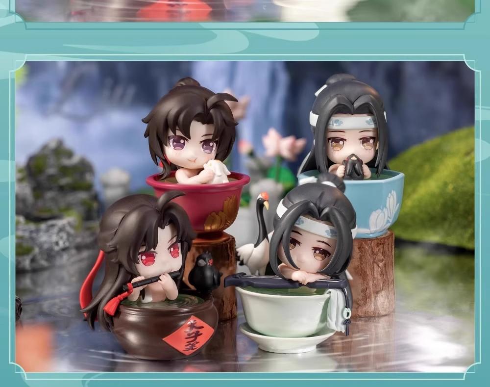 New Genuine The Founder Of Diabolism Action Figure Lan Wangji Model Anime Peripherals Wei Wuxian Anime Figures Gift Toys