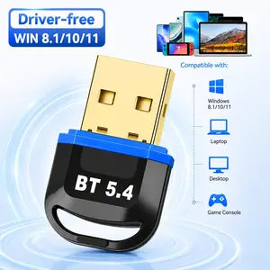 USB Bluetooth Adapter, Bluetooth High Speed Receiver with 65FT stable transmission, plug & play for Windows11/10/8.1/7, for indoor entertainment & office daily use