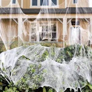 1000 sqft Spider Webs Halloween Decorations Bonus with 30 Fake Spiders, Super Stretch Cobwebs for Halloween Indoor and Outdoor Party Suppliesfidget toys