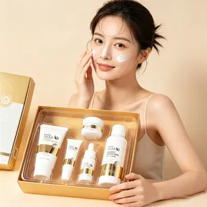 LAIKOU Snail 5PCS Skincare Gift Set| Cleanser Toner Serum Eye Cream Moisturizer for All Skin Types