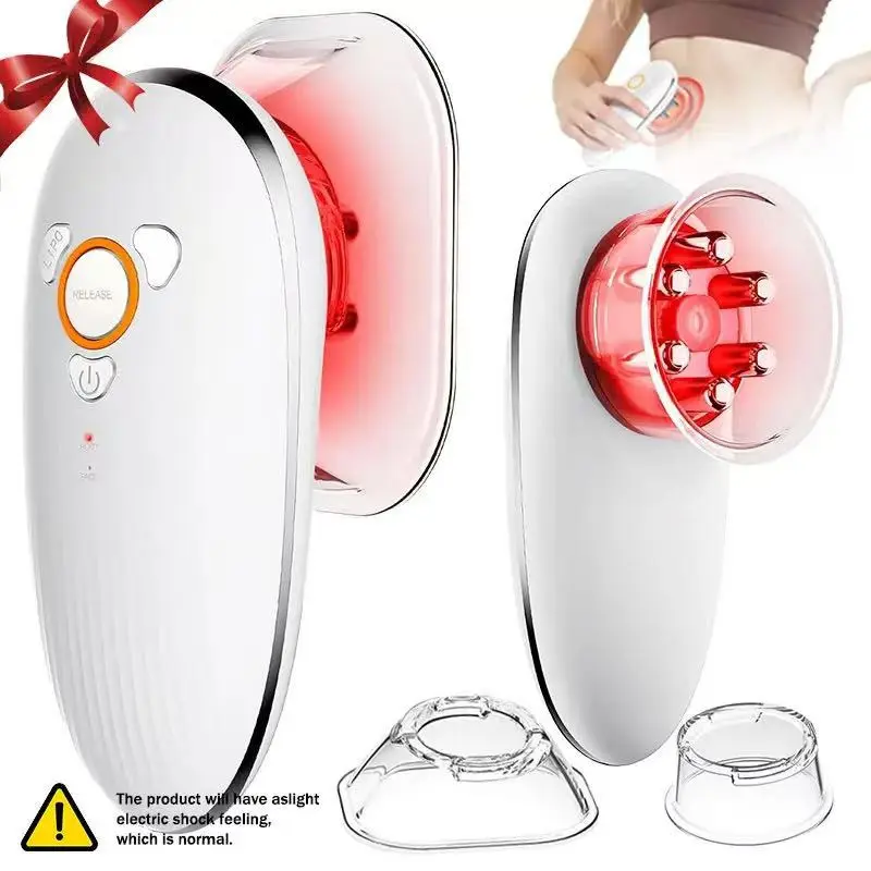 Smart Shaping Massage Tool, Electric Cupping Massager, LED Light Heating Vacuum Scraper, Body Groomer, Muscle Relaxation Gift for Men and Women