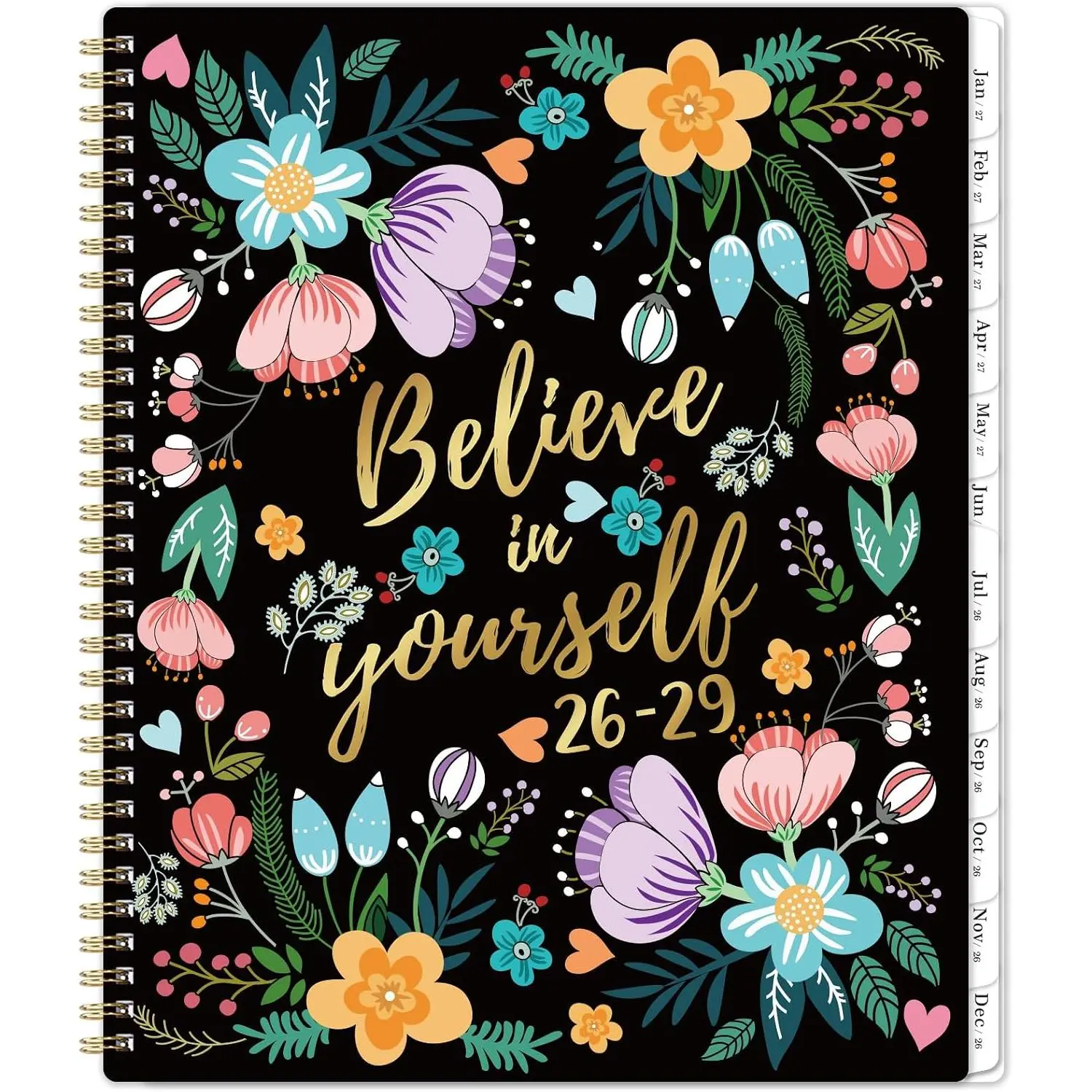 3 Year Monthly Planner 2026-2029, Jul. 2026 - Jun. 2029, 9" X 11" | 2026-2029 Monthly Planner, 3 Year Calendar 2026-2027-2028 Monthly Planner, 36-Month Tabs, Inner Pocket