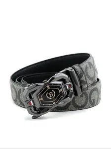 New Trendy Fashion Men's Belt, Casual Business Leather Belt, Versatile Daily Wear Waistband for Suits & Pants, Adjustable Waist Belt