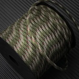 9 Strand 4mm 50M Parachute Cord Outdoor Gear Tent Tarp Rope Windproof Survival Emergency Camping Cord