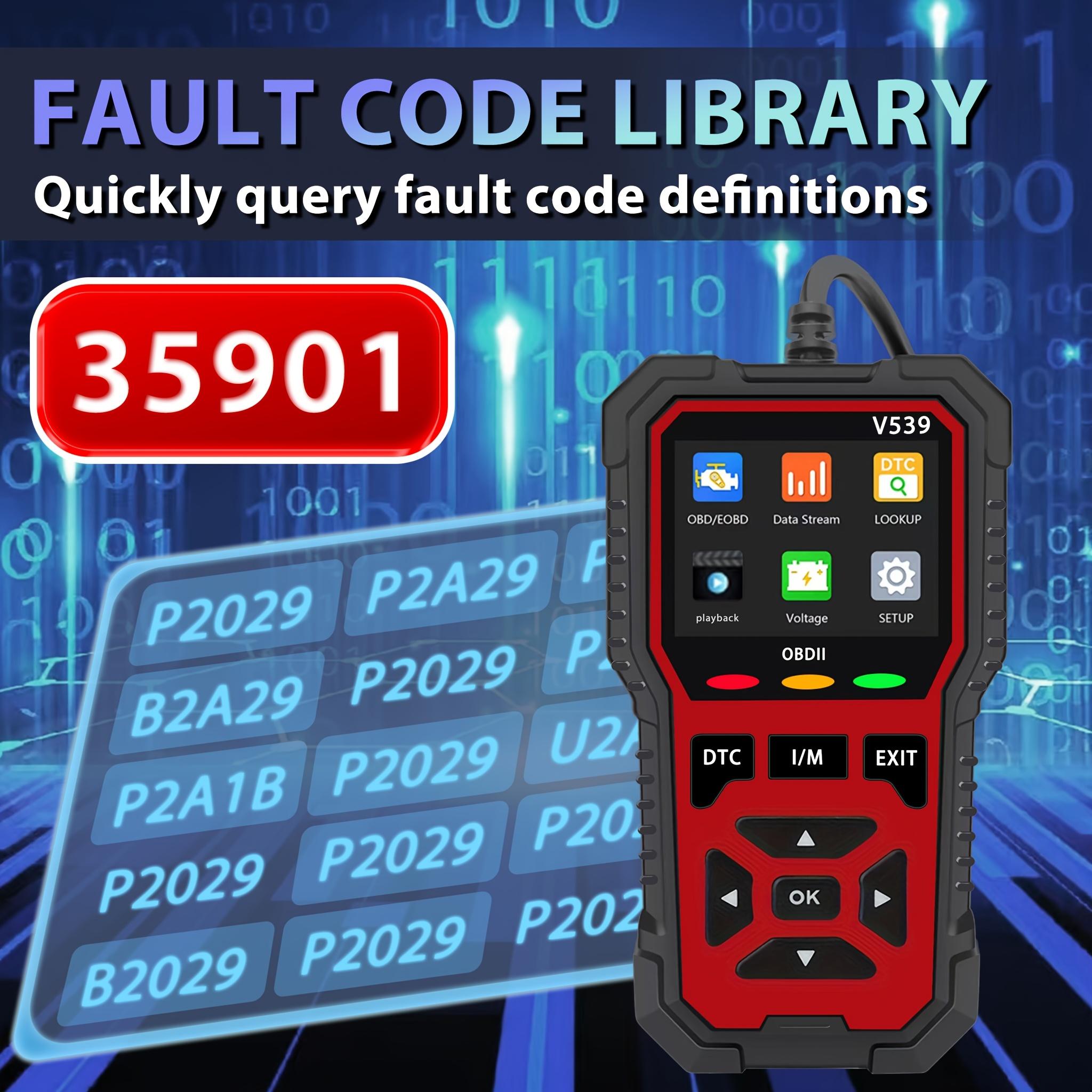 2025 New Model Car Code Reader V539, OBD2 Scanner, Supports 16 Working Modes and 35901 Fault Code Diagnostics