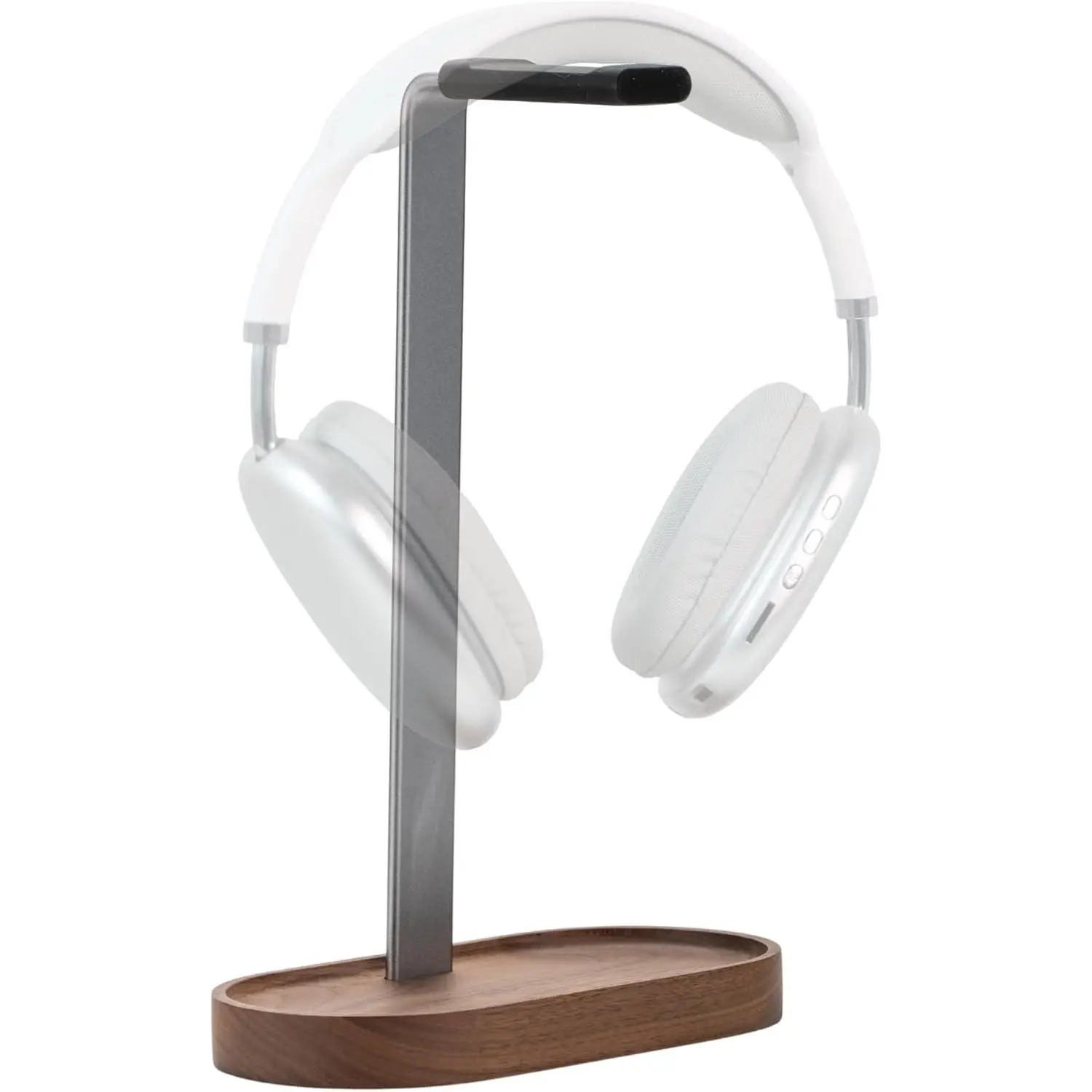 Headphone Stand & Desktop Headset Holder | Space-Saving Premium Solid Storage Base for Gaming Headsets, AirPods Max, VR Gear – Modern Desktop/Workspace Essential