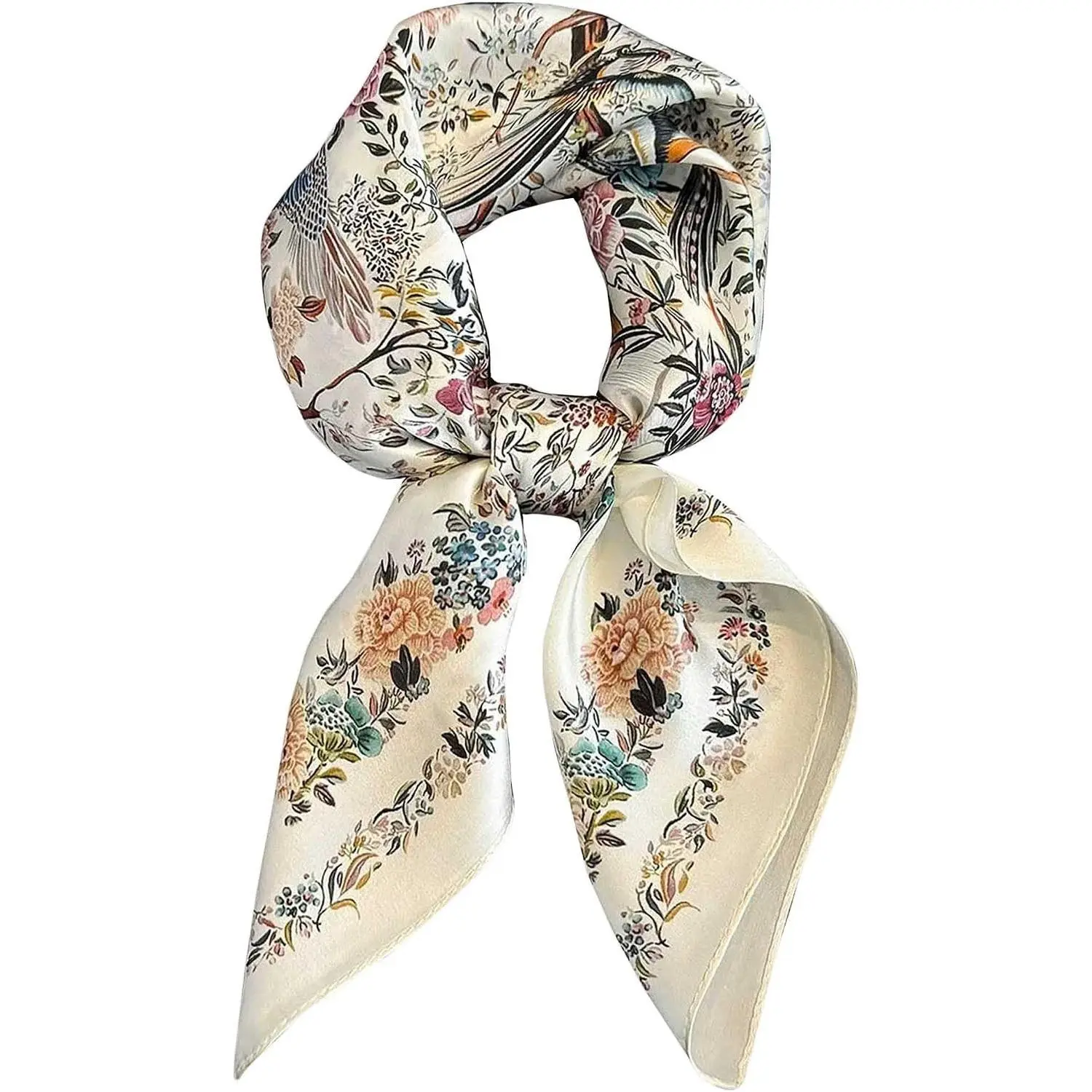 Silky Scarf for Women Lightweight Satin Bandanas Neck Hair Wrap For Sleeping Head Scarves 27.5"