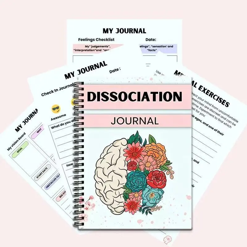 Dissociative Healing Journal, Record Dissociation Episodes, Organize Inner Feelings, Gradually Repair Fragmented Mental State