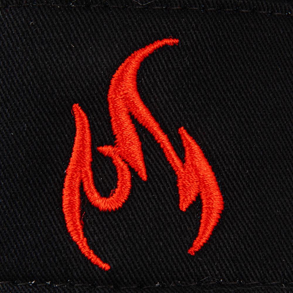 2026 New Fake Hair Baseball Cap for Men Women Embroidered Flame Trucker Hat