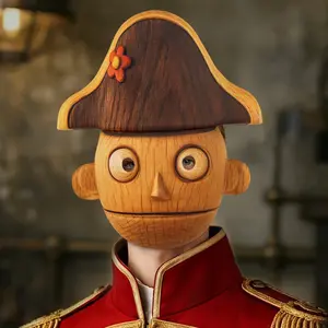 Halloween Eva Nutcracker Mask Puppet Cosplay Costume, Performance Party Props, Unique Halloween Decoration, Perfect for Events