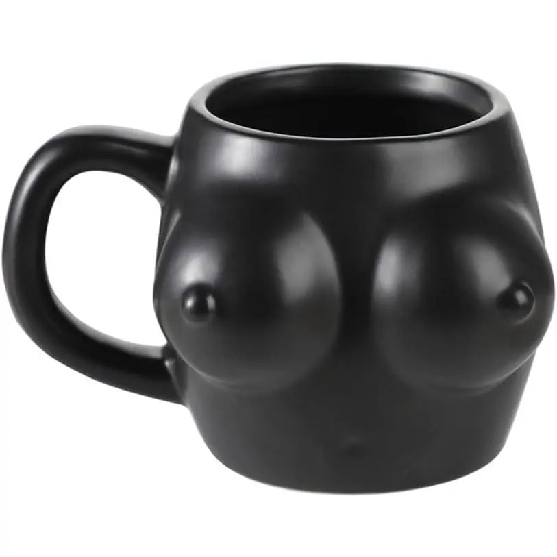 Funny  Shaped Coffee Mugs  Ceramic Female  Form Clear Cups | Novelty Cute Female Transparent   Shaped Cup Creative Glass Clear Bum Drinking Beverage Cup 10 Oz/300Ml