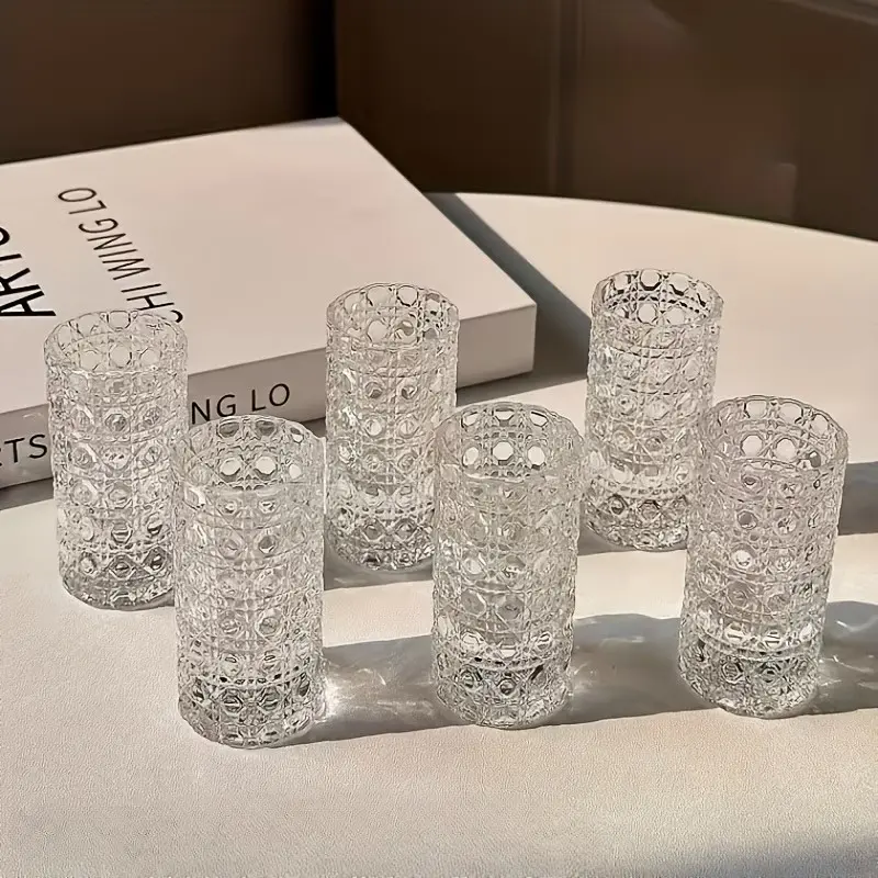 Set of 6 Shot Glasses for Vodka, Whiskey, and Other Spirits, Perfect for Parties and Gatherings, Ideal for Social Events and Celebrations