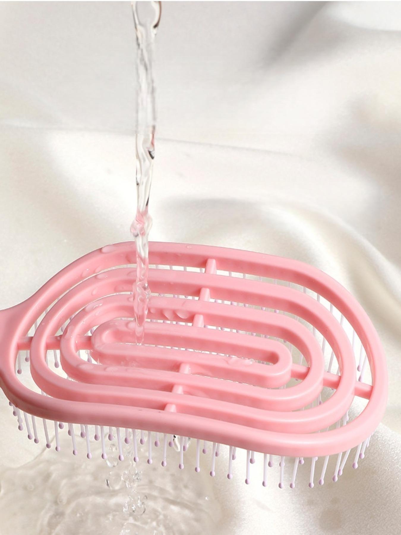 Hollow Out Detangling Hair Brush , high skull top curved comb, airbag comb, massage curly hair styling home comb,Vented Detangling Brush For Long, Thick, Curly, Tangled, Wet, And Dry Hair, For All Hair Types, Detangling Hairbrush Hollow Out Detangling Hair Brush , high skull top curved comb, airbag comb, massage curly hair styling home comb,Vented Detangling Brush For Long, Thick, Curly, Tangled, Wet, And Dry Hair, For All Hair Types, Detangling Hairbrush