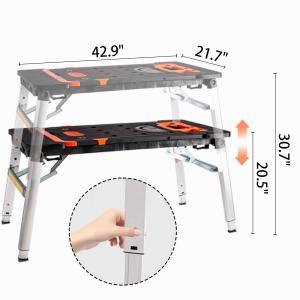 TECSPACE Stainless Steel Worktable Workstation (48 x 24 Inch) multi function workbench