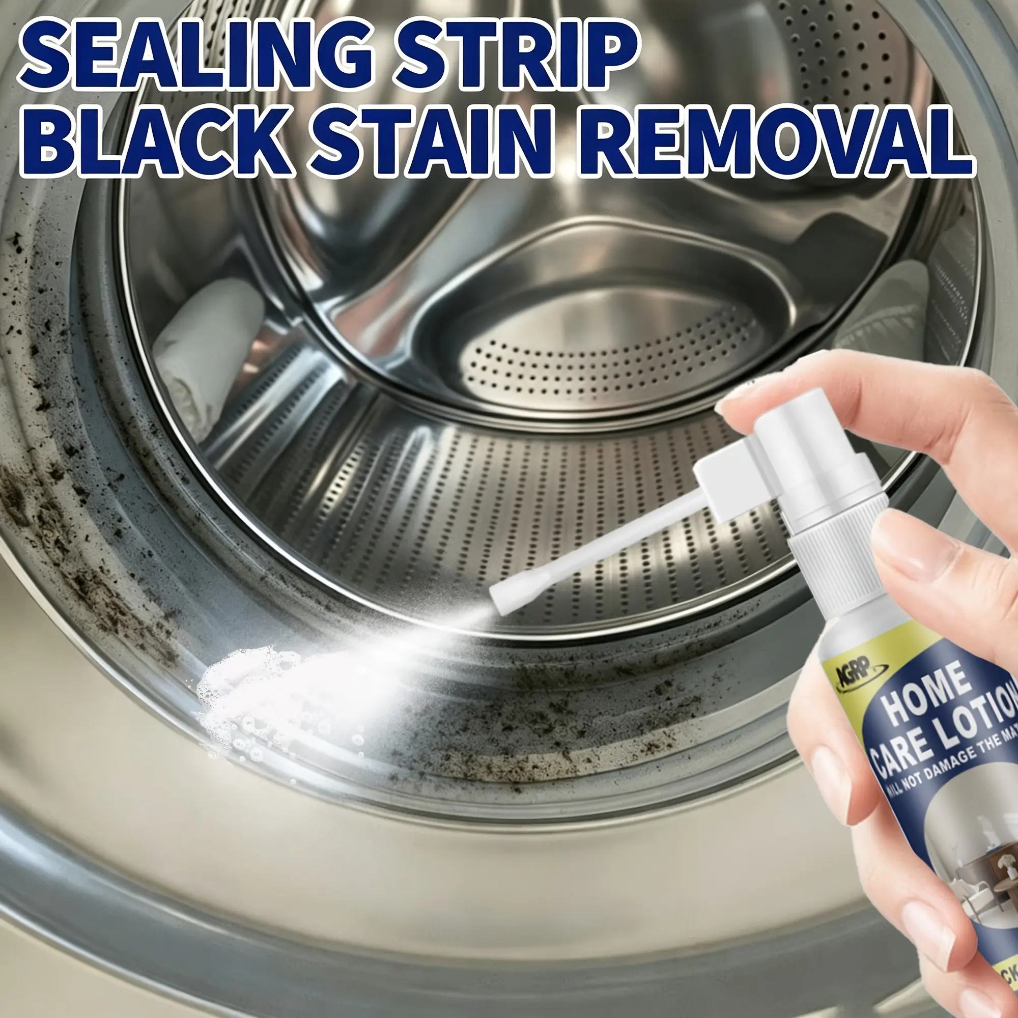 Improved Formula Nozzle & Gasket Cleaner, Deep Clean Cleaner, Helps Lift Surface Stains on Refrigerator Seals, Top Load Washers, Sink Seals & Toilet Waterproof Strips