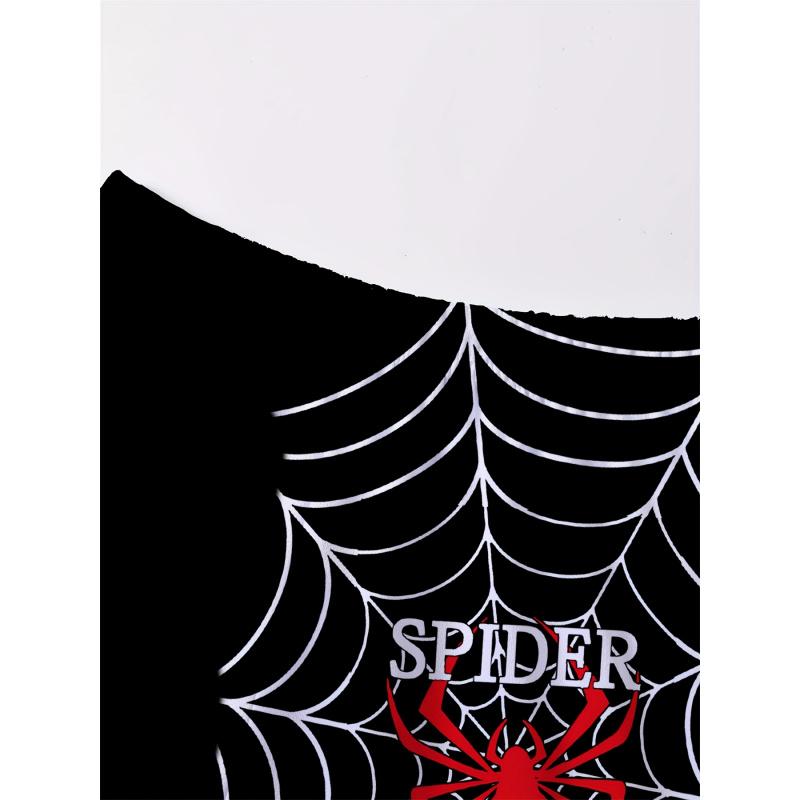 Short-Sleeved Shorts Set 3D Print Spider