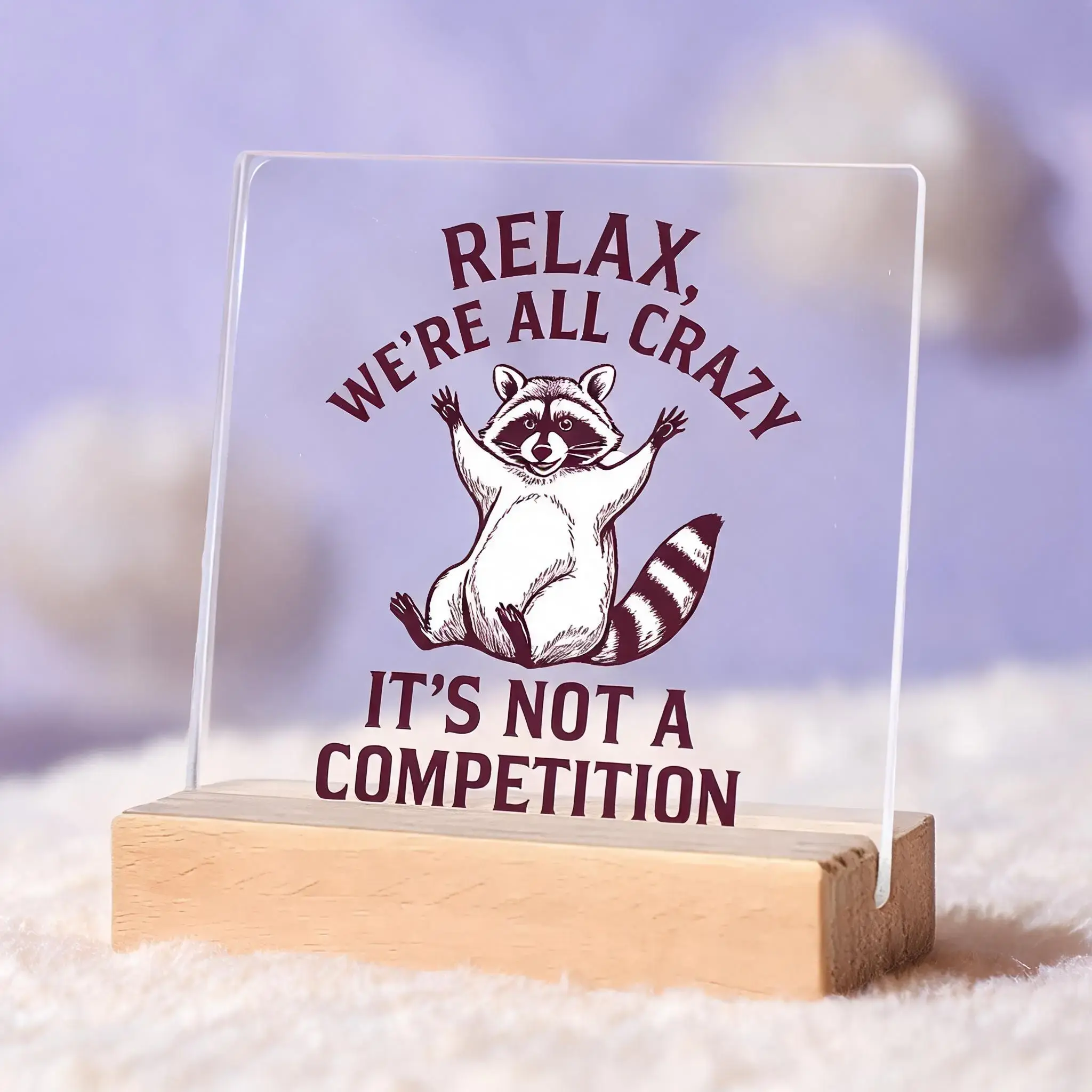 Humorous Cartoon Style Home Office Decoration, Cute Desk Decor, Wall Art, Boho Decor, Farmhouse Decor, Wooden Shelves, Motivational Wall Decor, Decorative Plaque, Room Decor, Desk Signage Decoration, Acrylic Plaque Sign, Plaque Decorations