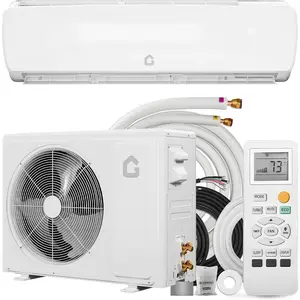 Ultra-Quiet 42dB Wall Mounted Mini Split Air Conditioner & Heat Pump - 18000 BTU 19 SEER Inverter - 3-in-1 Cooling Heating & Dehumidifier for up to 1250 Sq.Ft - Pre-Charged Condenser With 10ft Line Set 230V