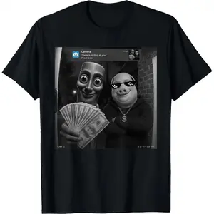Tung Tung Tung Sahur John Pork There is Motion at Your Front Door Meme Brainrot T-Shirt Funny Graphic Tees