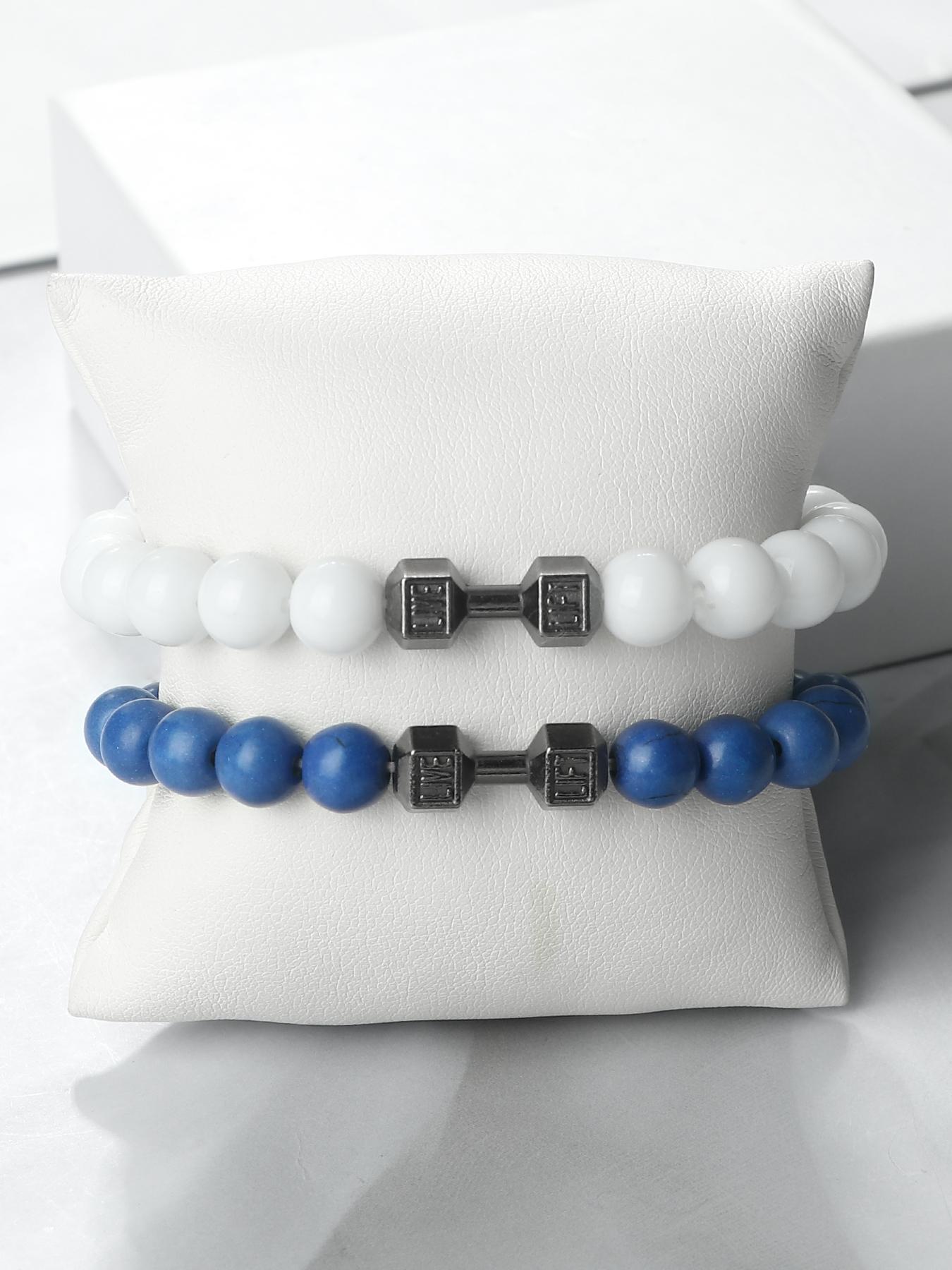 Natural Stone Beaded Bracelet, Adjustable Bracelet, Fashionable Jewelry for Women & Men, Style Bracelet for Party, Daily Clothing Decor, Trendy All-match & Exquisite Jewelry for Birthday Gift