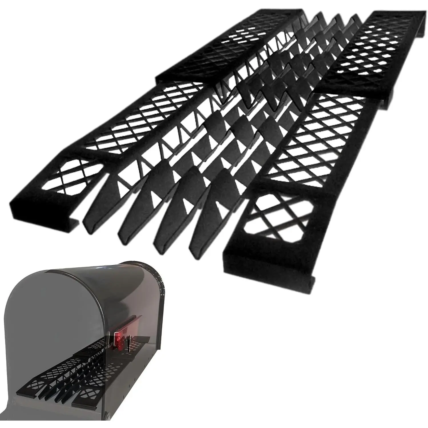 Expandable Dry Mailbox Insert Tray – Universal Waterproof Mailbox Liner & Rain Guard for 6.5–8″ Wide Mailboxes, Expands 12–21″ – Protects Mail from Rain, Snow, Sprinklers – No Tools Needed