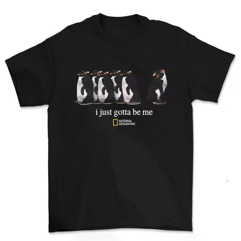 National Geographic "Going with the Flow" Unisex T-Shirt with Various Animals and Insects - Holiday Gift