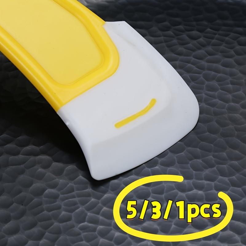 5/3/2/1pc, Multifunctional Cleaning Scraper, Silicone Scraper, Kitchen Cleaning Soft Scraper, Remove Oil Stains from Pots, Pans, Stoves, Soft Head Cleaner, Soft Silicone Scraper, Suitable for Cleaning Oil Stains And Water Stains