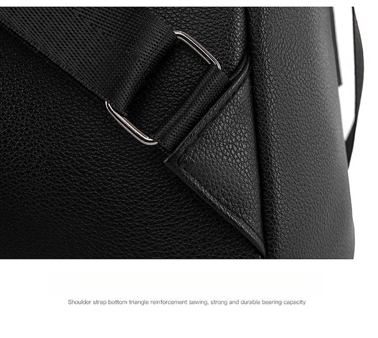 Vintage PU Backpack Casual Large Capacity Women's Backpack