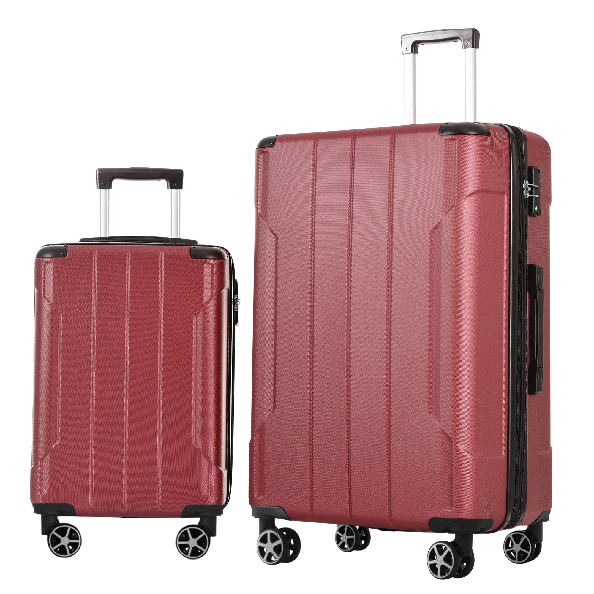 ARCH Hardshell ABS Luggage Set 2 Piece Expandable Suitcase with TSA Lock Spinner Wheels 20 Inch Carry On and 28 Inch Checked Lightweight Durable Travel Bag for Men Women Red, Red Color Options, ABS Material, Product Dimensions: Not Applicable W x
