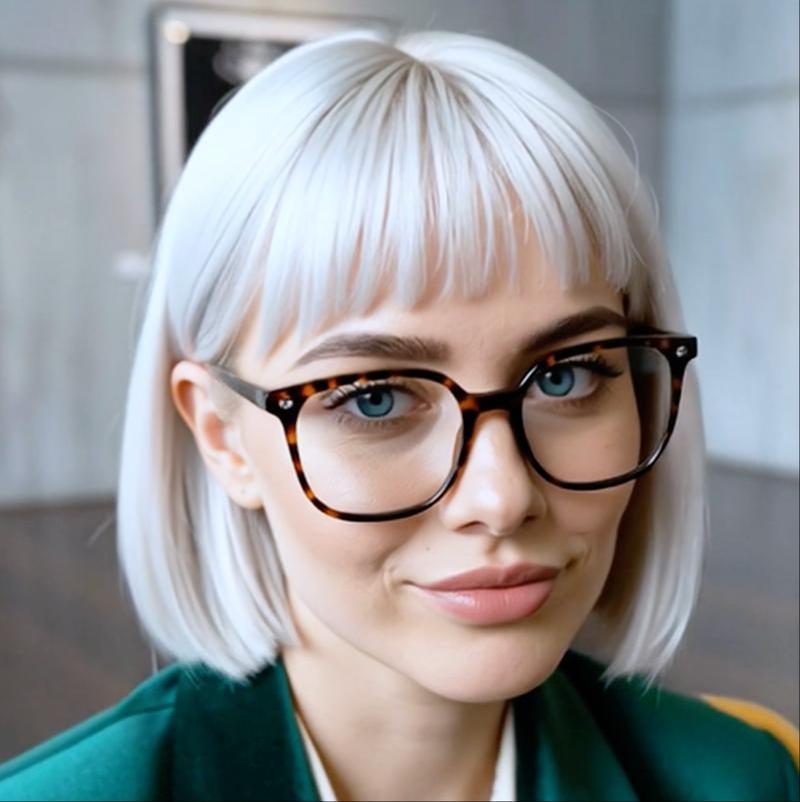 Women’s 4-Pack Blue Light Blocking Fashion Frame Eyeglasses Nylon Frame Anti-Round Face Set with 4 Color Leopard Design No-Makeup Essential Internet Celebrity Style for Leisure Outdoor Cycling Use