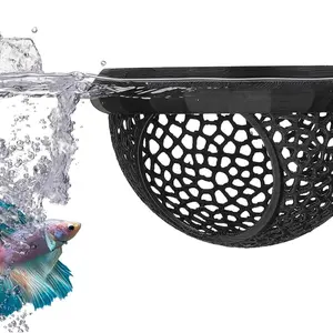 Floating Betta Hammock, 3D Printed Aquarium Bed with Feeding Ring and Hidden Cave, Dual Size Fish Tank Accessory, Easy Install Decor